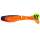074 orange glitter schwarz